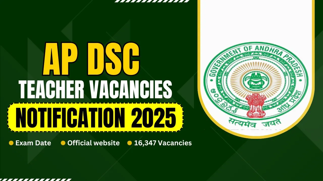 AP DSC Notification 2025