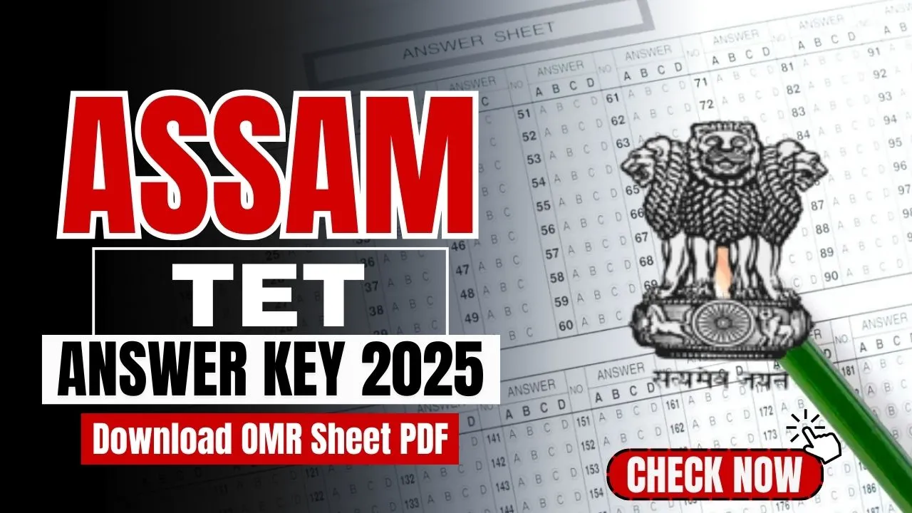 Assam TET Answer Key 2025