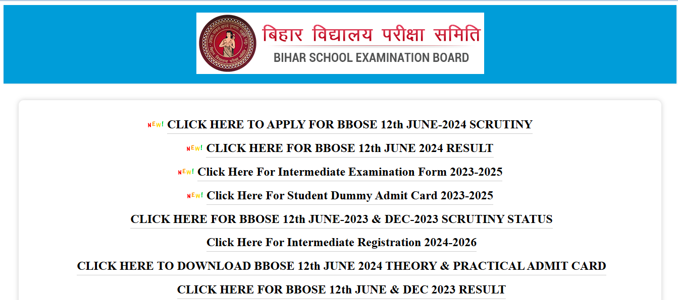 BSEB Bihar Board 12th Admit Card 2025