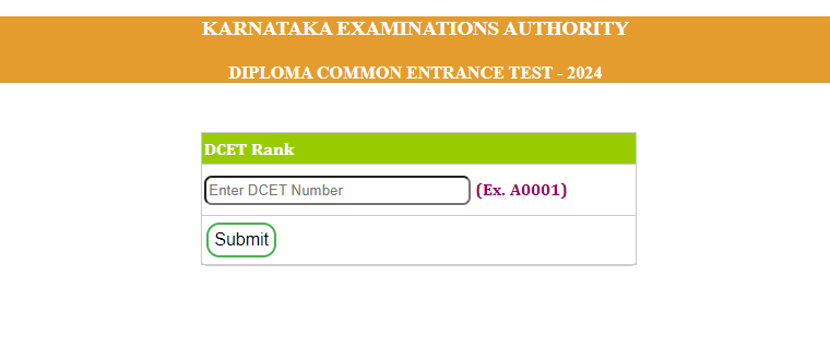 DTE Karnataka Diploma Result 2025