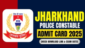 Jharkhand Police Constable Admit Card 2025