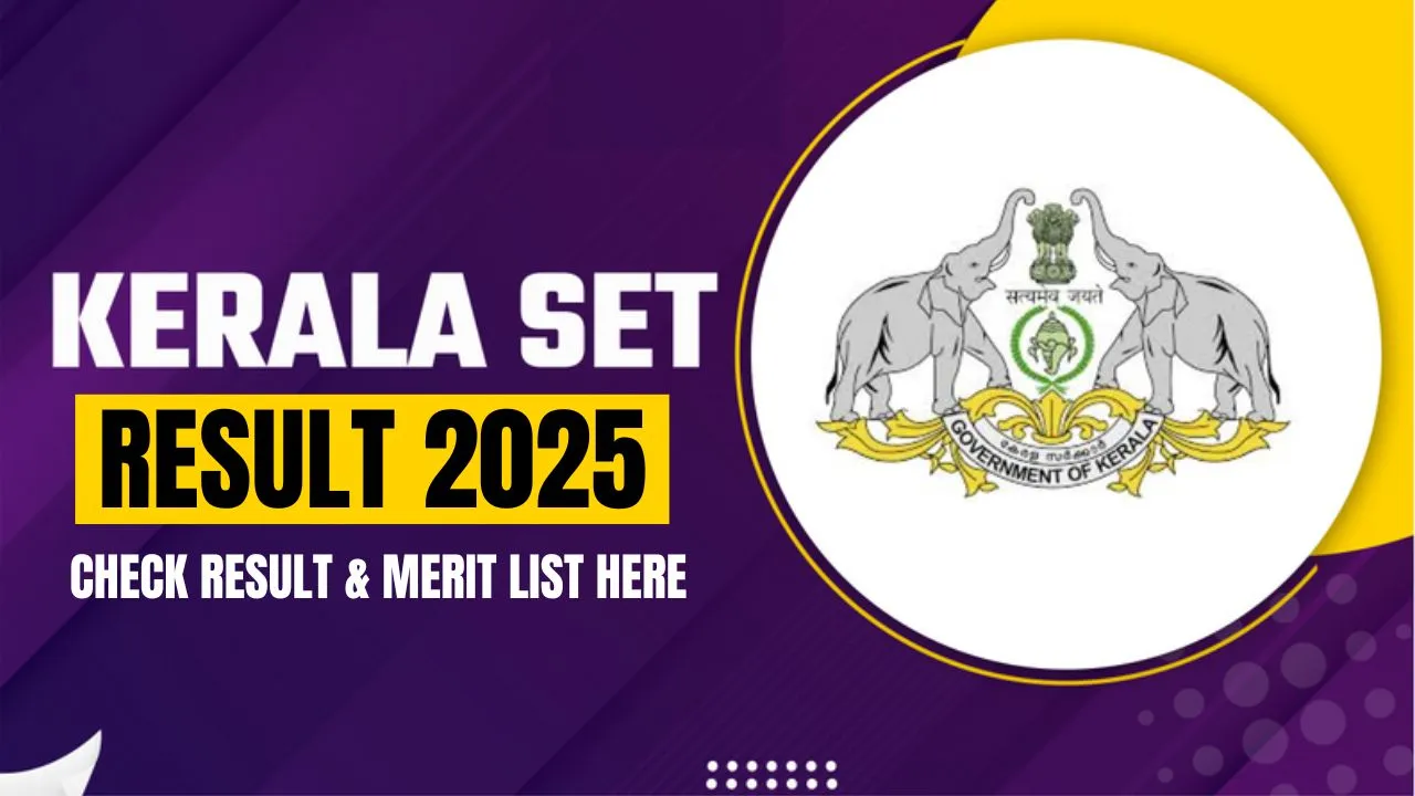 Kerala SET Result 2025