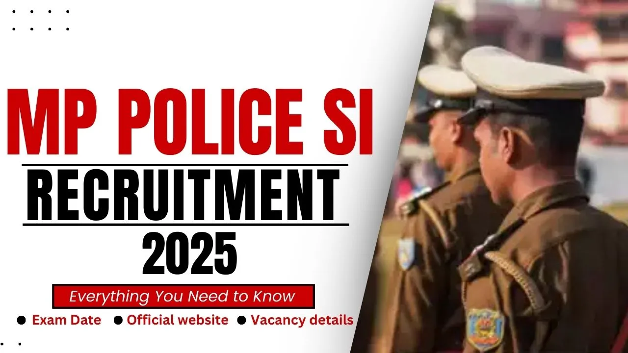 MP Police SI Recruitment 2025