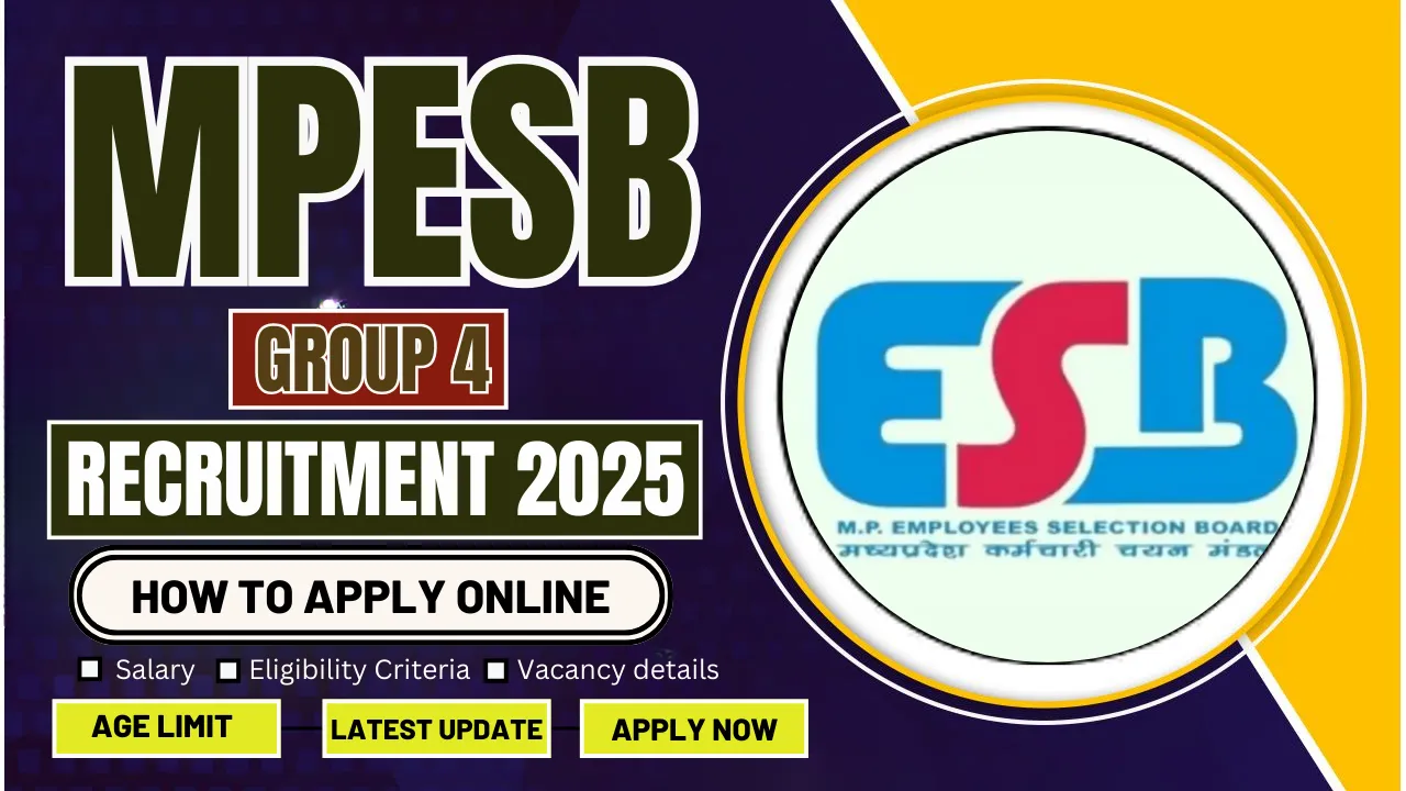 MPESB Group 4 Recruitment 2025