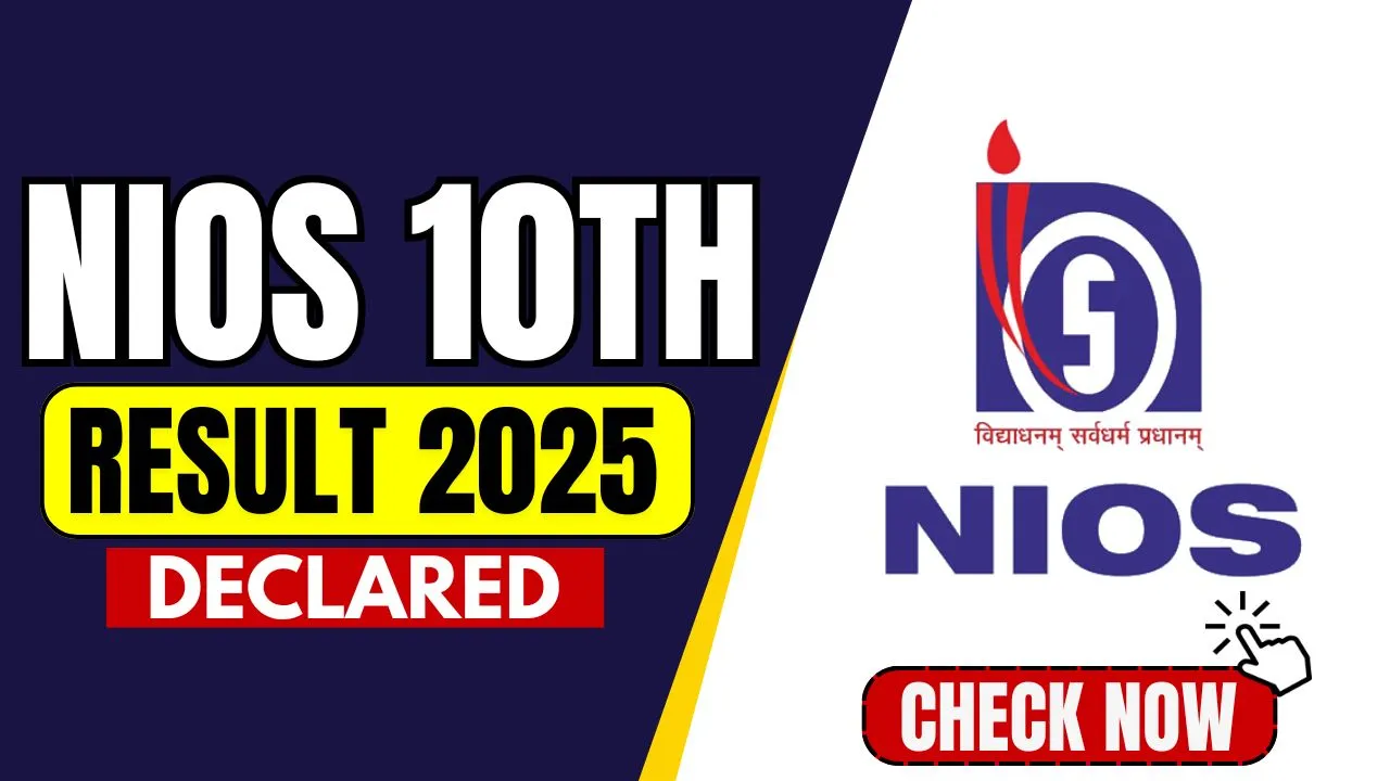 NIOS 10th Result 2025