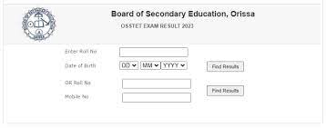 OSSTET Answer Key 2025