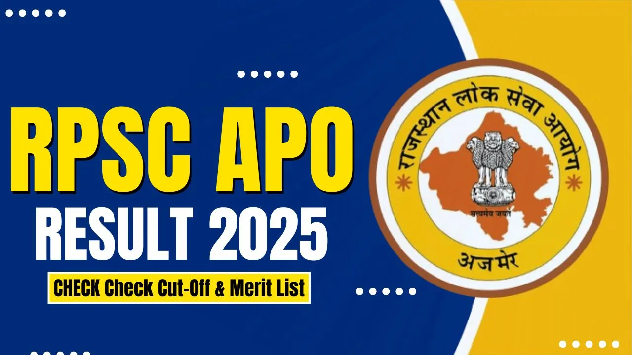 RPSC APO Result 2025