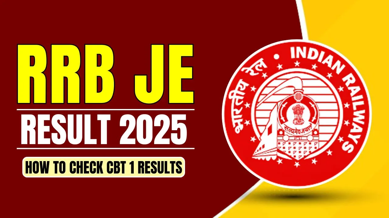 RRB JE Result 2025