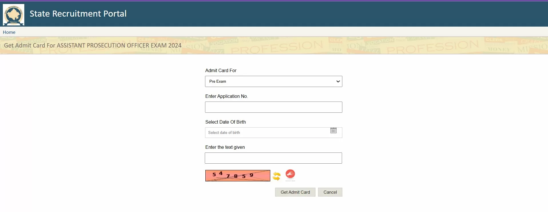 Rajasthan APO Admit Card 2025