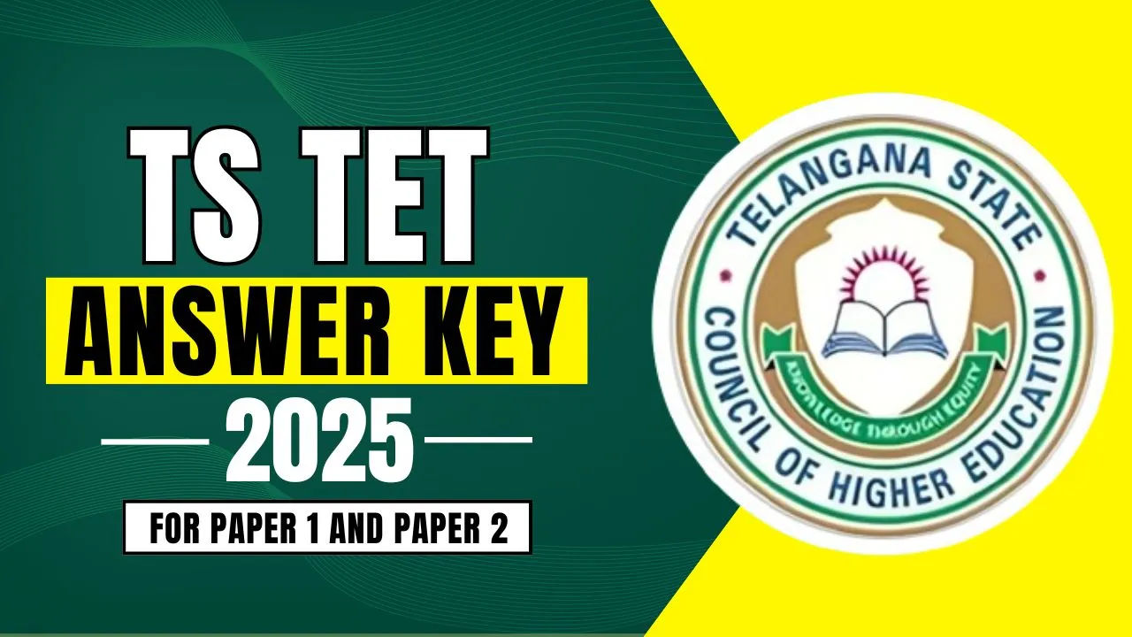 TS TET Answer Key 2025