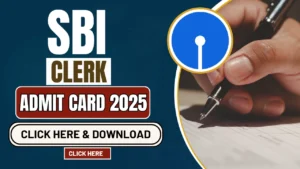 SBI Clerk Admit Card 2025